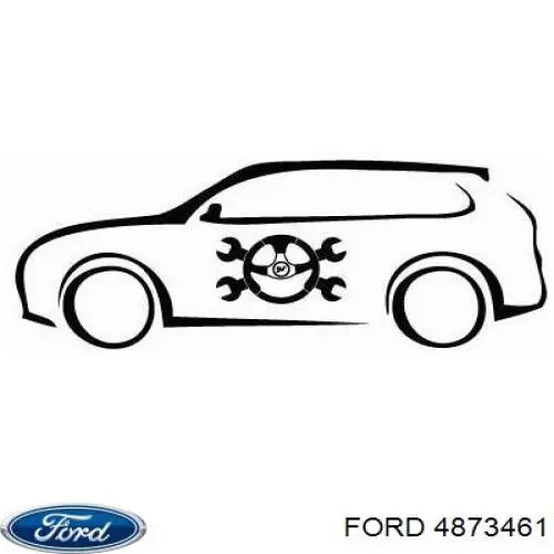 4873461 Ford cremallera de dirección