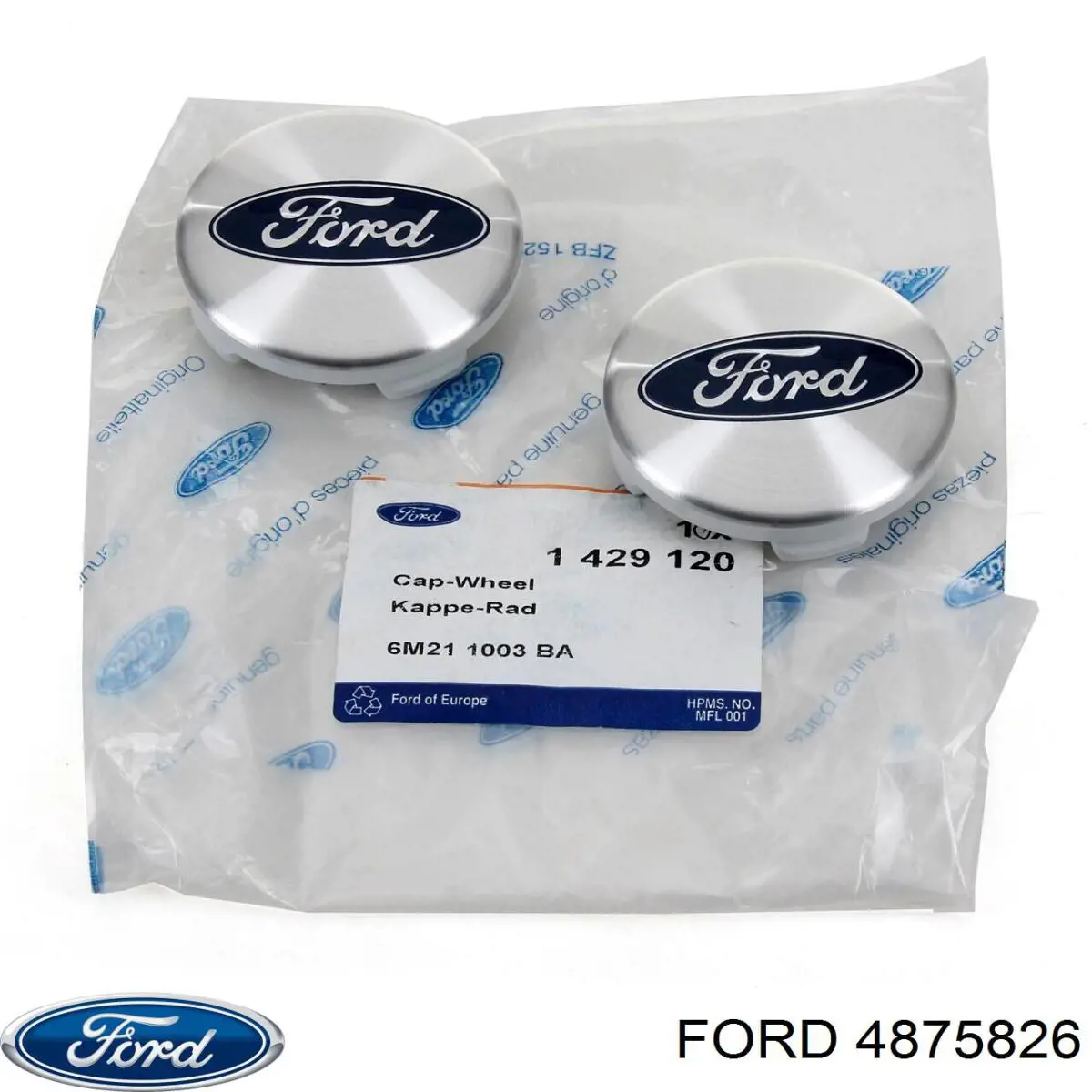Tuerca del cubo de rueda trasera Ford 6C114254BC