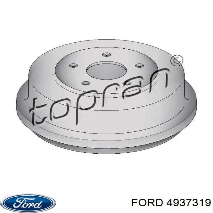 4937319 Ford freno de tambor trasero