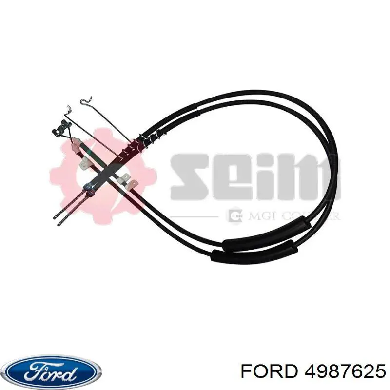 4987625 Ford cable de freno de mano delantero