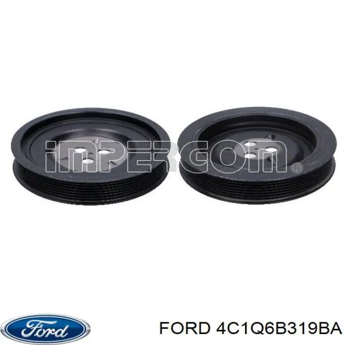 Polea de cigüeñal 4C1Q6B319BA Ford