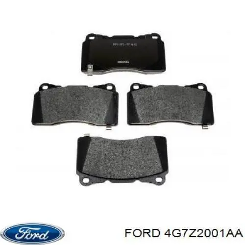 4G7Z2001AA Ford Pastillas delanteras