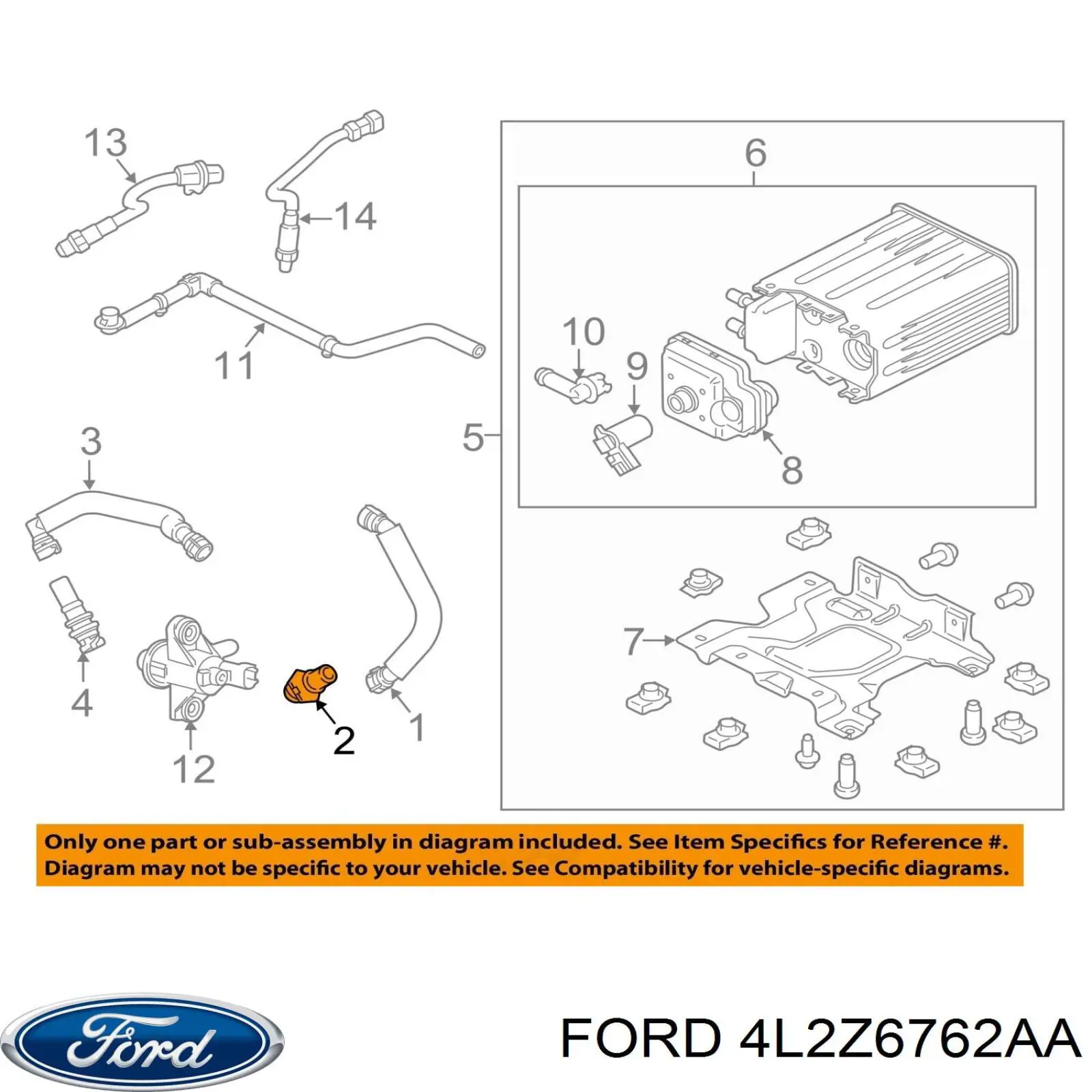 Comprar 4L2Z6762AA Ford Válvula PCV
