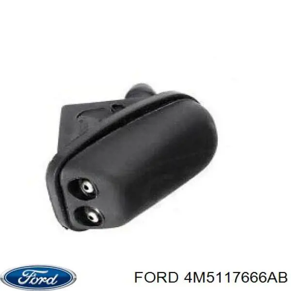 4M5117666AB Ford tobera de agua regadora, lavado de parabrisas