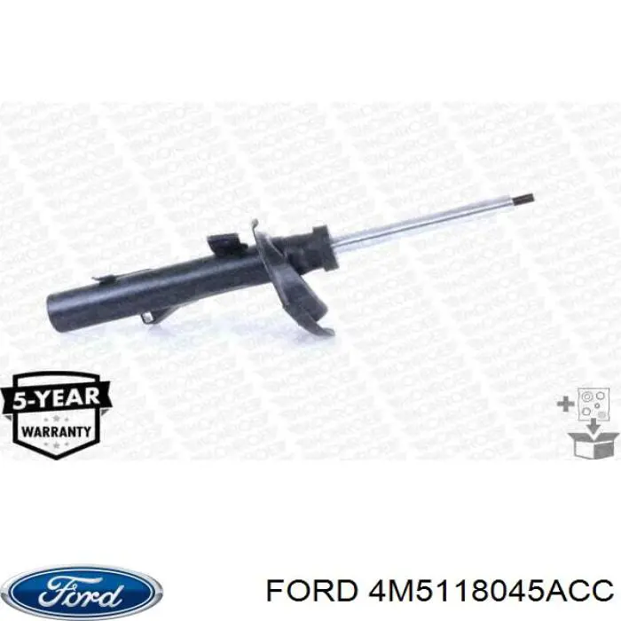 Amortiguador delantero izquierdo Ford 4M5118045ACC precio, desde 57,02 EUR