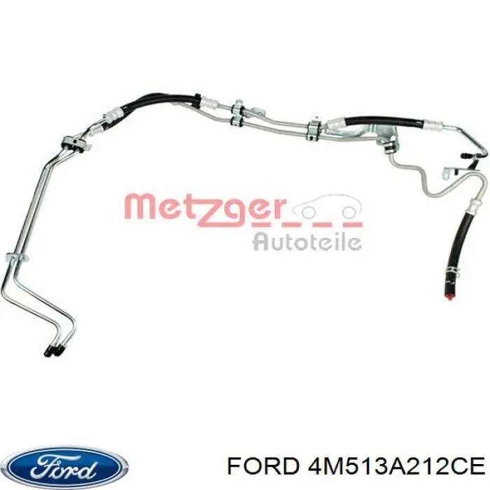 Comprar 4M513A212CE Ford Manguera de alta presion de direccion, hidráulica