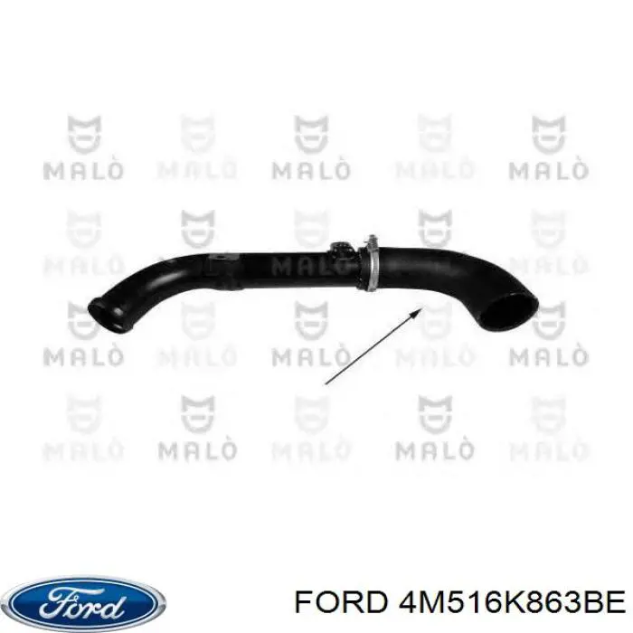 Tubo de salida de aire del turbocompresor Ford 4M516K863BE precio, desde 14,23 EUR
