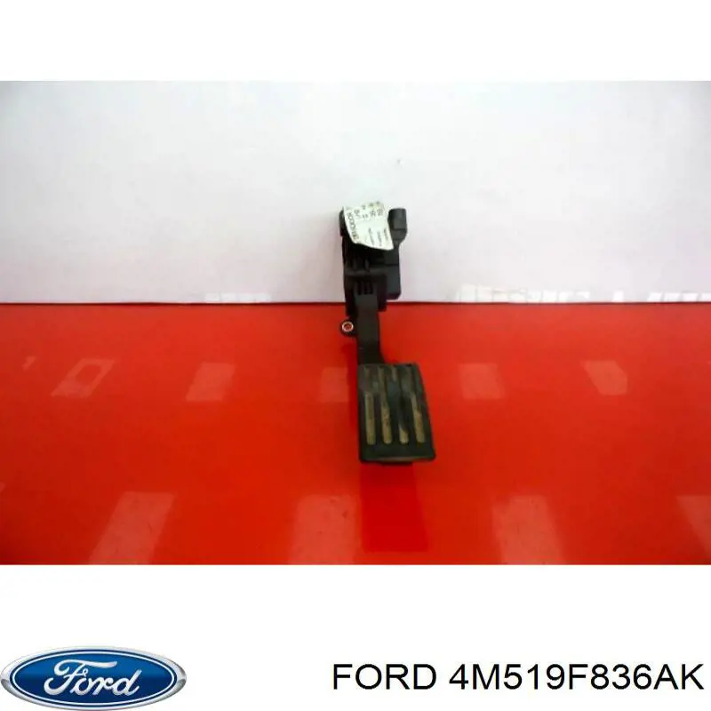 4M519F836AK Ford pedal de acelerador