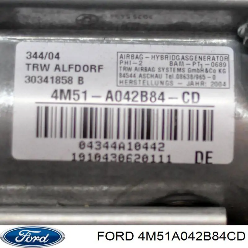 Comprar 4M51A042B84CD Ford Airbag lateral del pasajero