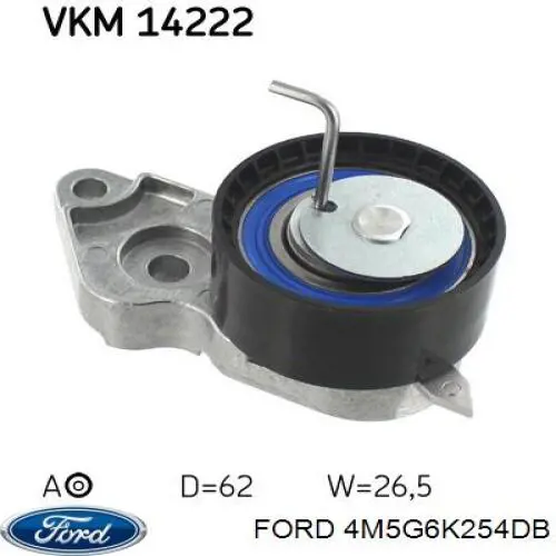 Tensor de la correa de distribución Ford 4M5G6K254DB precio, desde 31,29 EUR