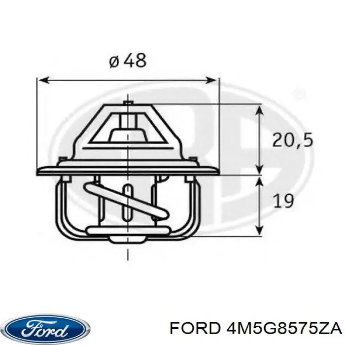 Comprar 4M5G8575ZA Ford Termostato