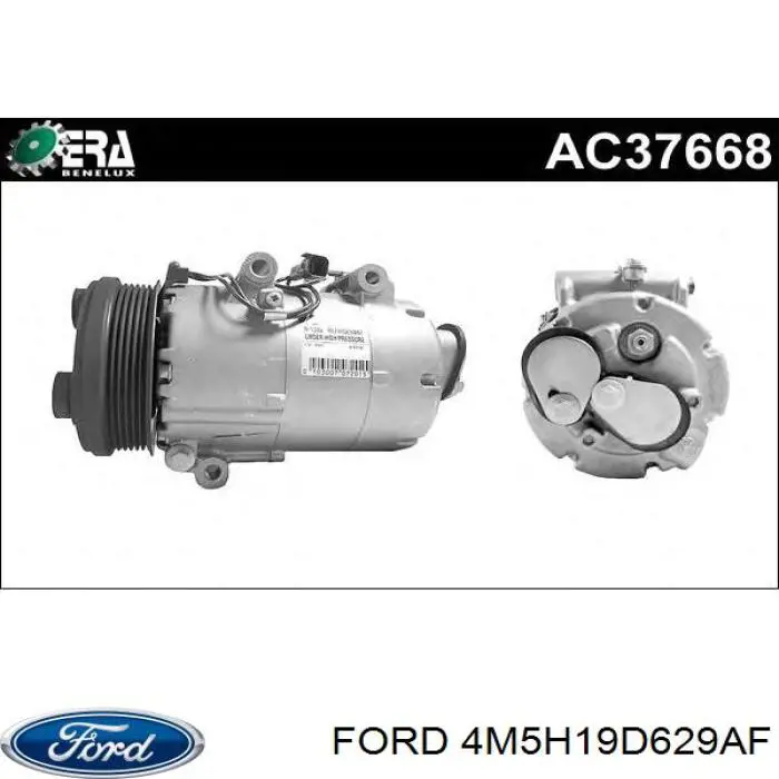 Comprar 4M5H19D629AF Ford Compresor de aire acondicionado coche