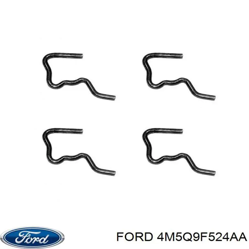 4M5Q 9F524 AA Ford soporte para fijar los tubos de retorno de los inyectores