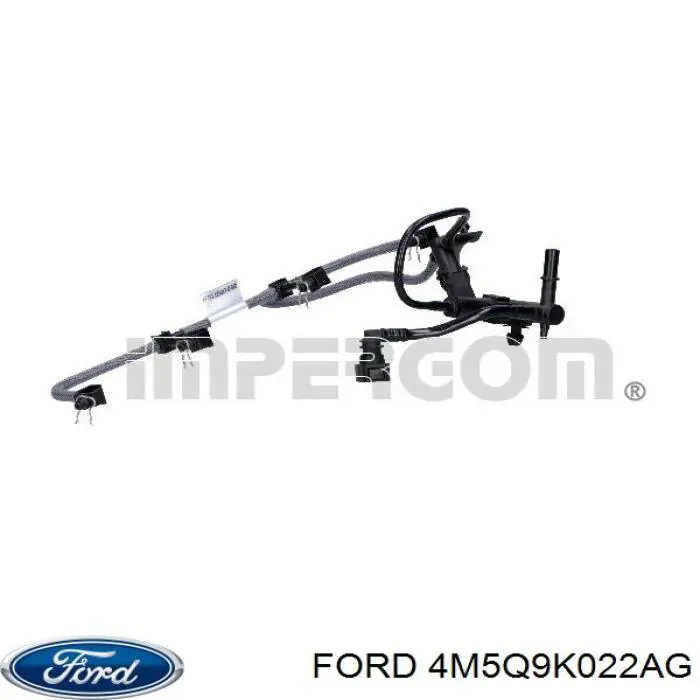 4M5Q9K022AG Ford Tubo flexible, combustible de fuga 