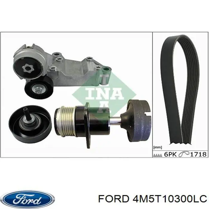 Alternador 4M5T10300LC Ford