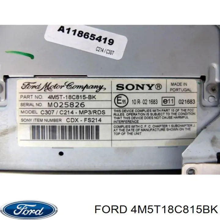 4M5T18C815BK Ford 