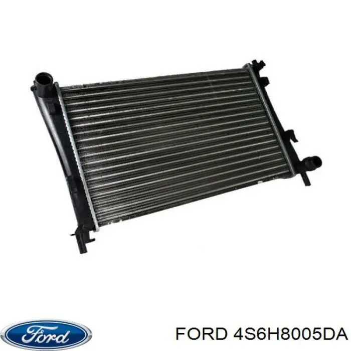 4S6H8005DA Ford radiador