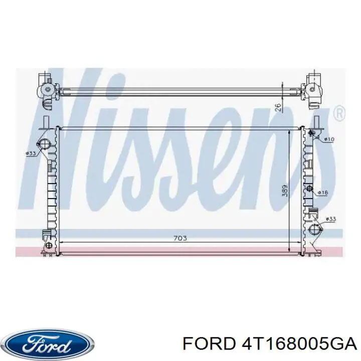 Comprar 4T168005GA Ford Radiador de auto