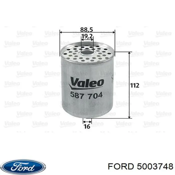 5003748 Ford filtro combustible