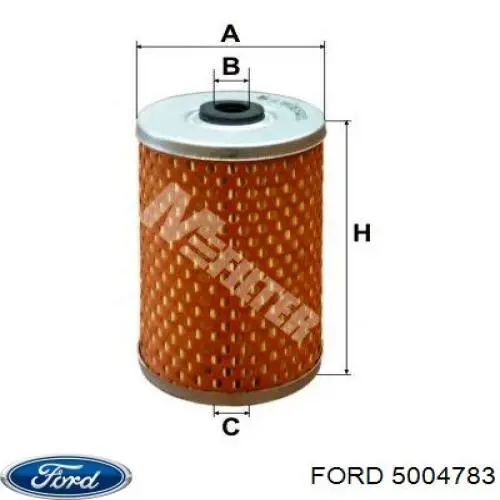 5004783 Ford filtro de combustible