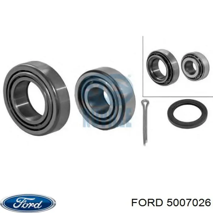 5007026 Ford cojinete de rueda delantero