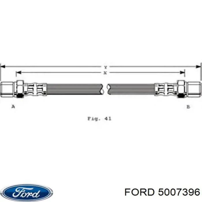 Tubo flexible de freno Ford 5007396