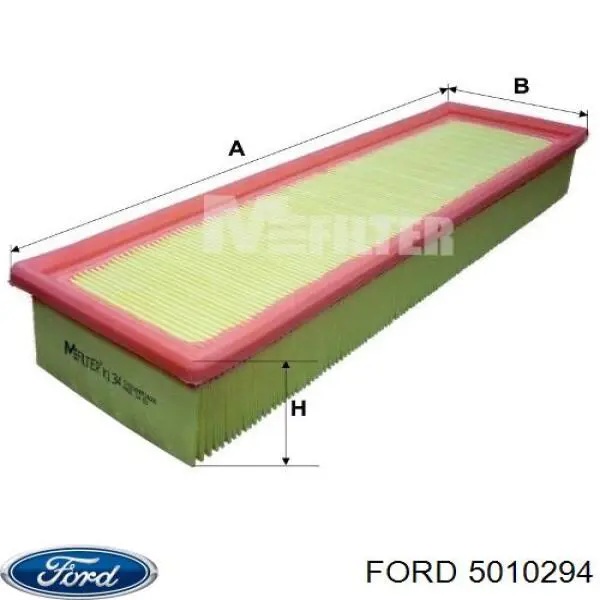 5010294 Ford filtro de aire