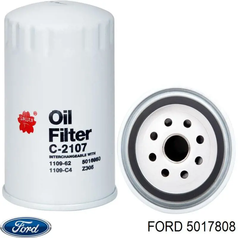 5017808 Ford filtro de aceite