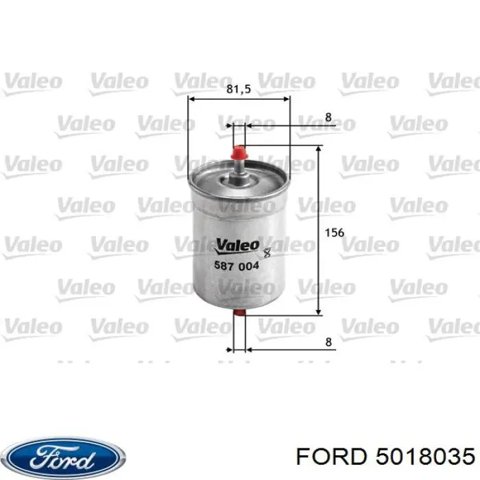 5018035 Ford filtro combustible