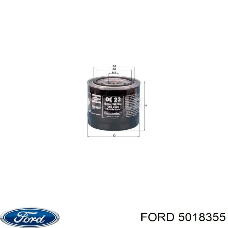 5018355 Ford filtro de aceite