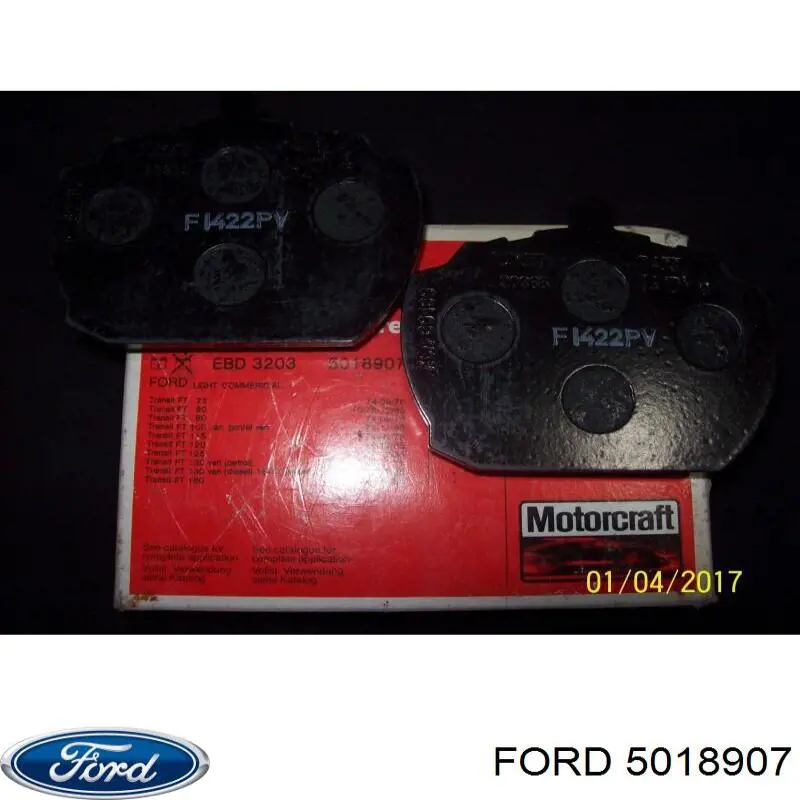 Comprar 5018907 Ford Pastillas delanteras de freno