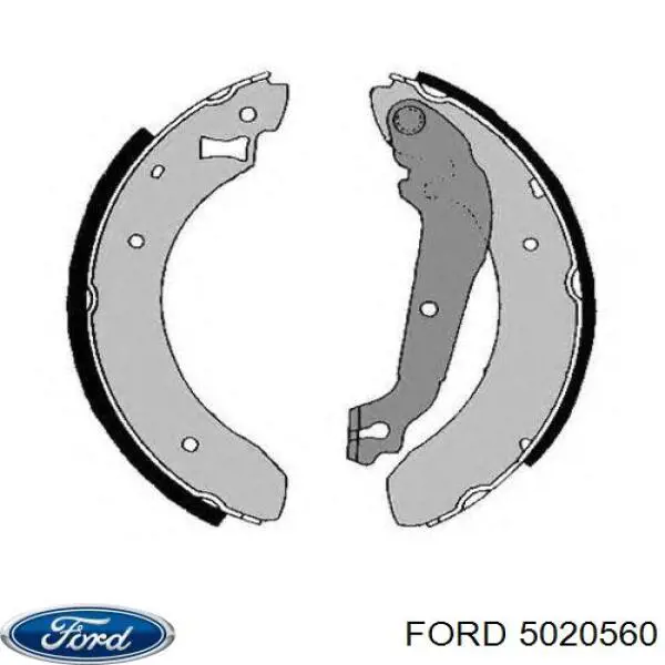 88FX2200RA Ford zapatas de frenos de tambor traseras