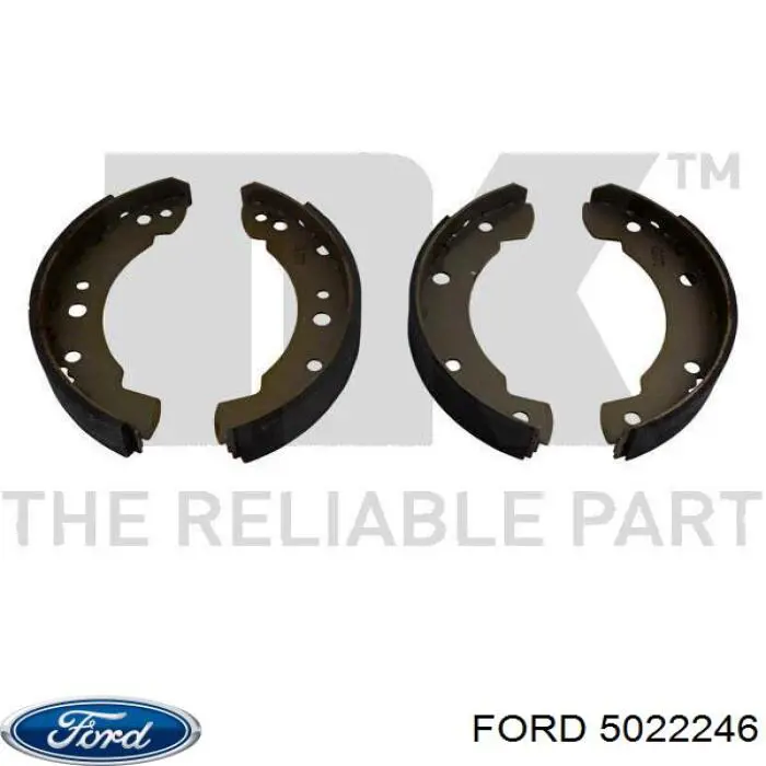 5022246 Ford zapatas de frenos de tambor traseras