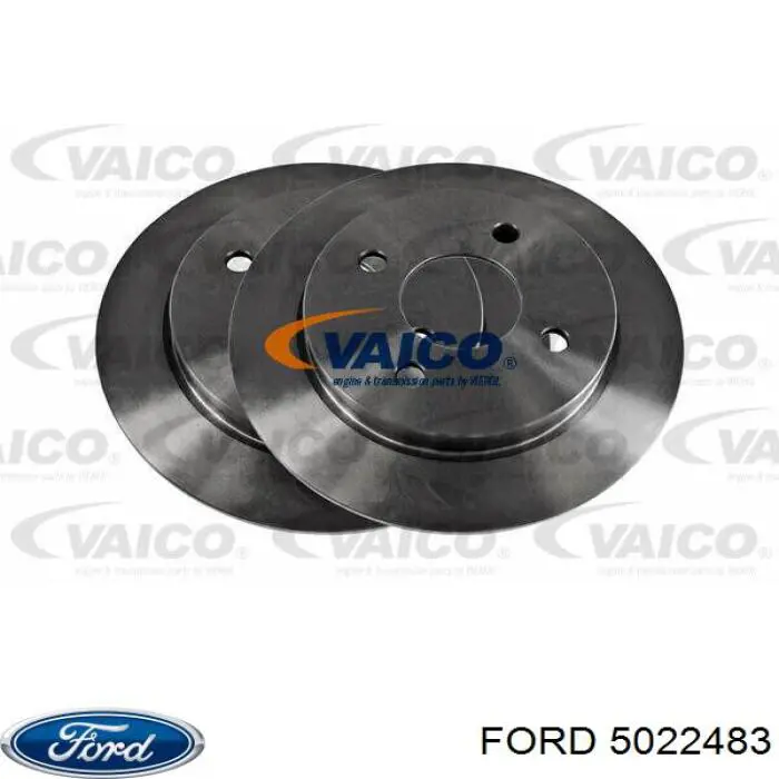 Disco de freno trasero Ford Sierra 1 GBC