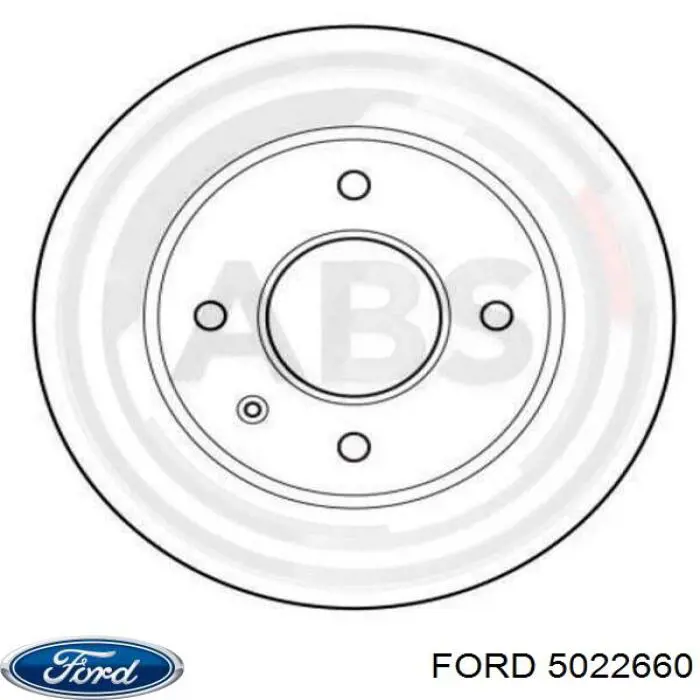 Freno de disco delantero Ford Escort 4 GAF, AWF, ABFT