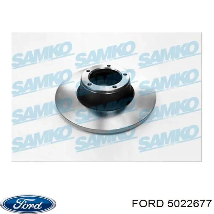5022677 Ford disco de freno delantero