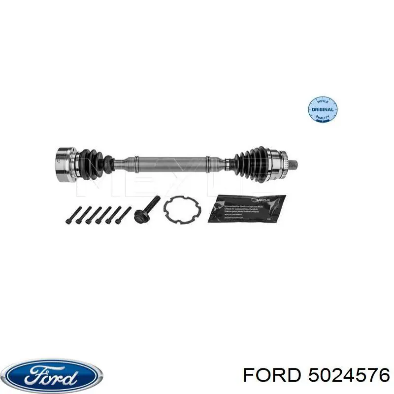 91AX3220EA Ford árbol de transmisión delantero izquierdo