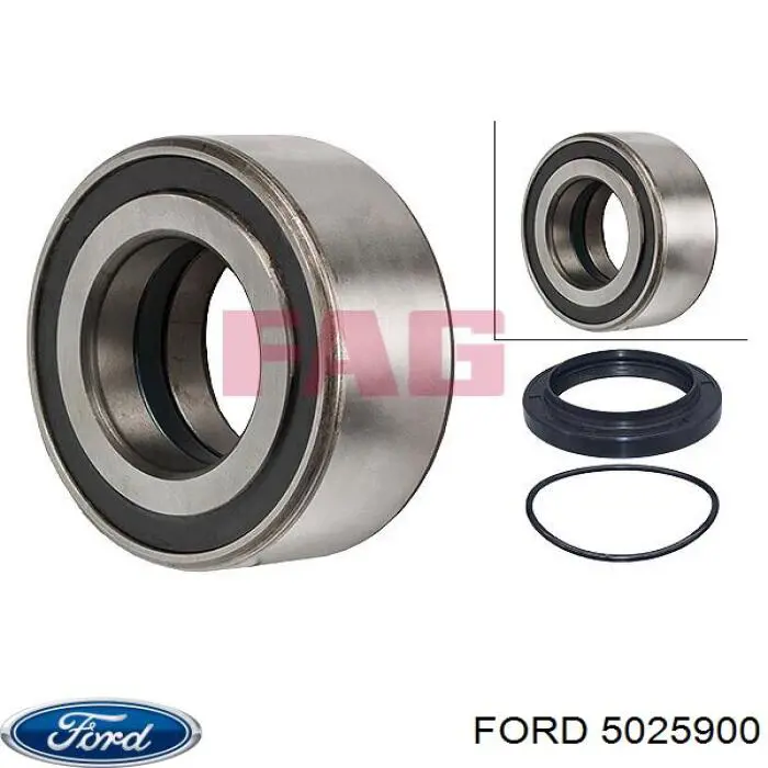 5025900 Ford cojinete de rueda trasero