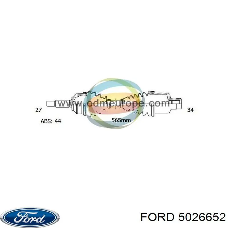 5026652 Ford árbol de transmisión delantero derecho