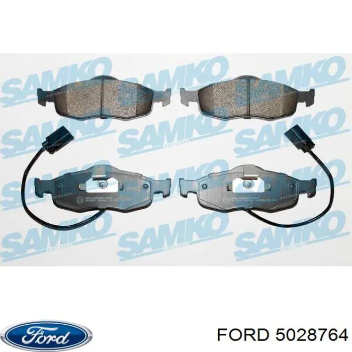 5028764 Ford pastillas de freno delanteras