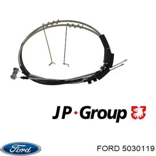 5030119 Ford cable de freno de mano trasero derecho/izquierdo