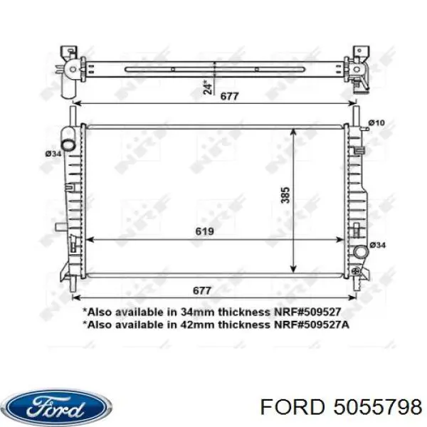 Água radiador Ford 5055798 precio, desde 66,79 EUR