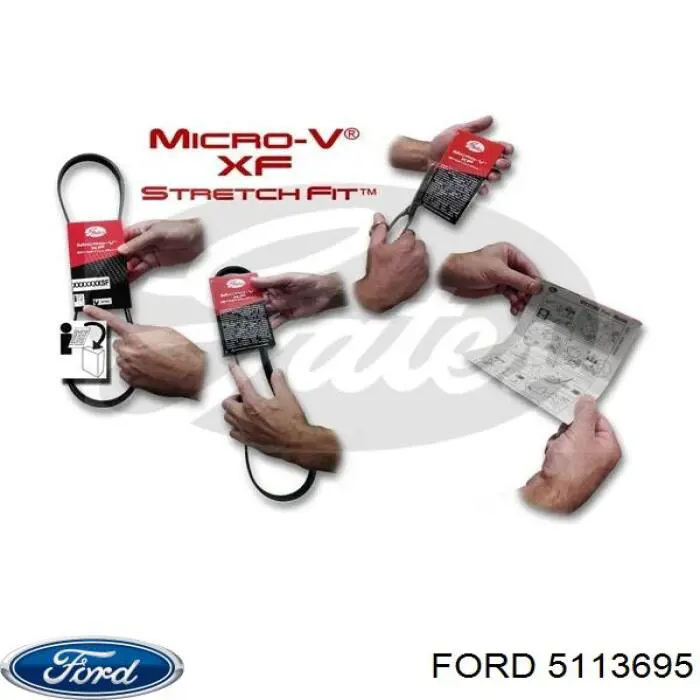 Comprar 5113695 Ford Correa trapezoidal