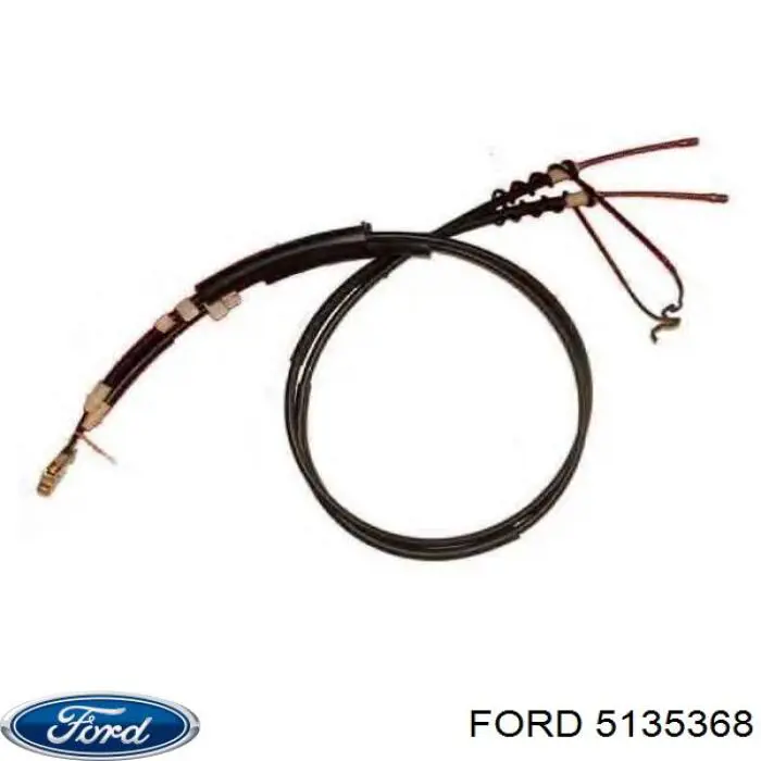 5135368 Ford cable de freno de mano trasero derecho/izquierdo