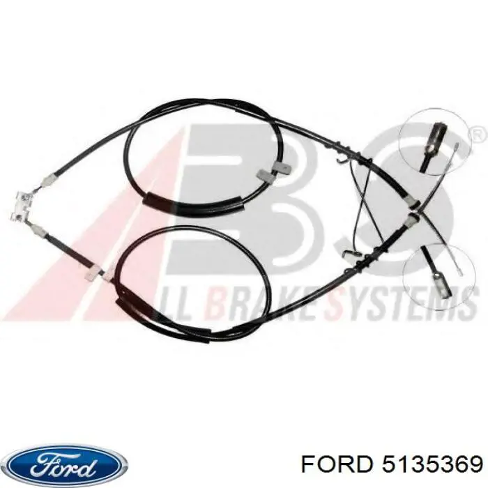 Cable de freno de mano trasero derecho/izquierdo Ford 5135369 precio, desde 42,85 EUR