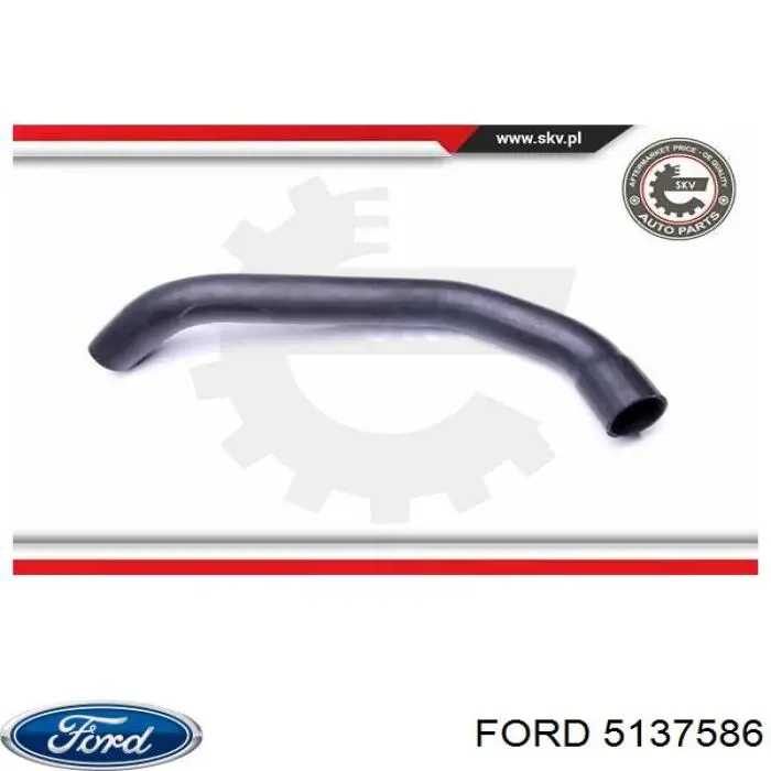 5137586 Ford tubo flexible de aire de sobrealimentación izquierdo