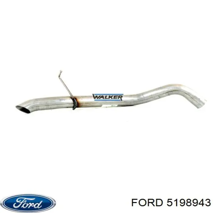 5198943 Ford silenciador posterior