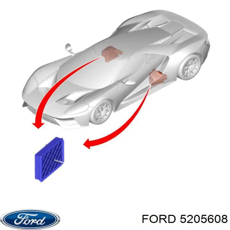 El filtro de aire Ford 5205608 precio, desde 12,77 EUR
