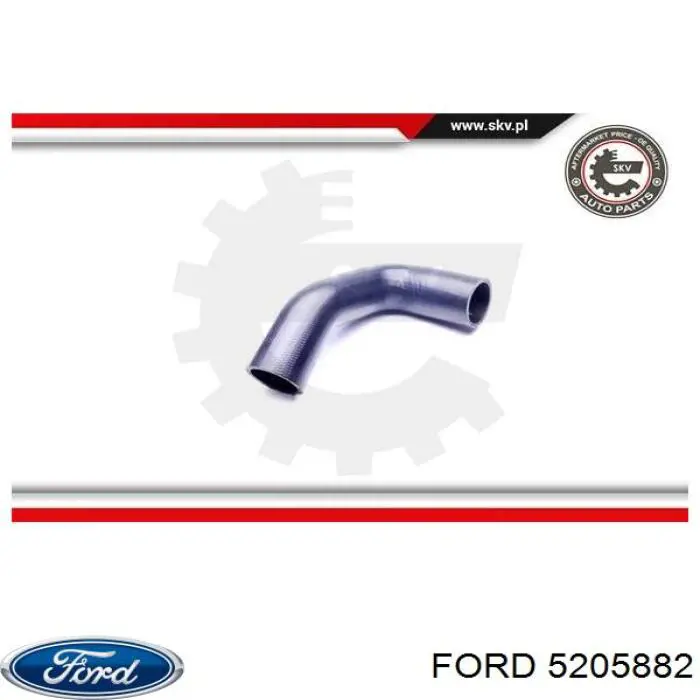5205882 Ford tubo flexible de aire de sobrealimentación superior derecho