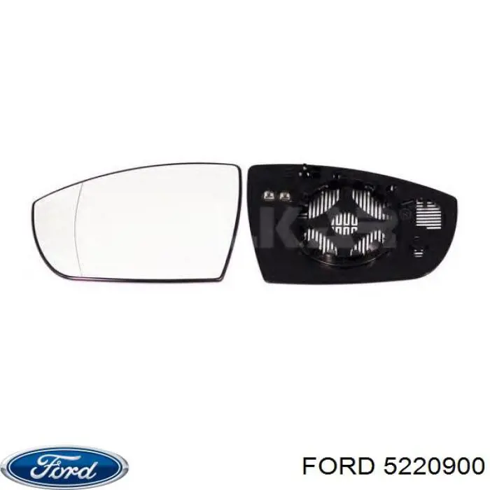 Cristal de espejo retrovisor exterior izquierdo Ford 5220900 precio, desde 27,47 EUR